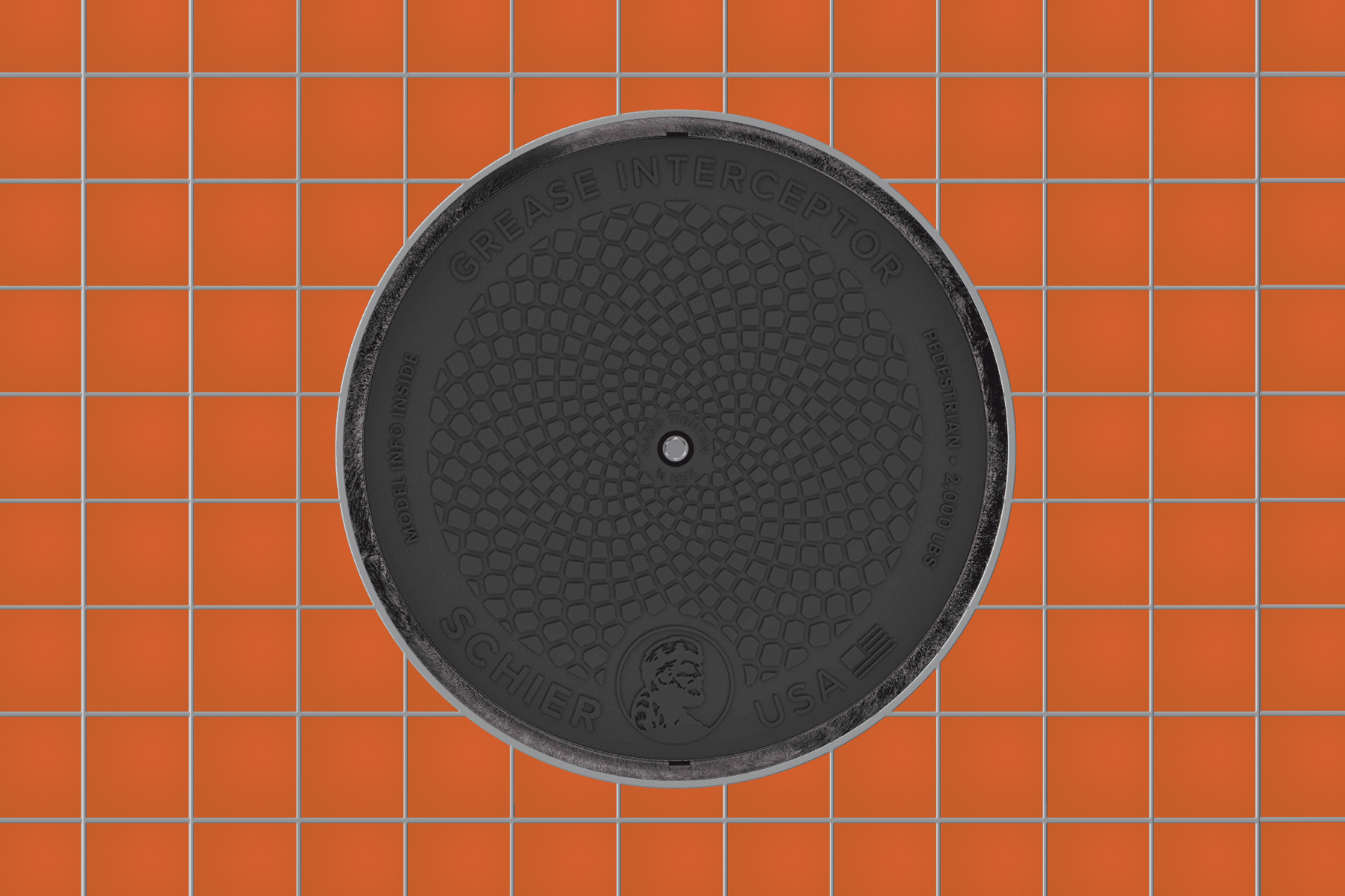 Schier pedestrian rated polypropylene cover