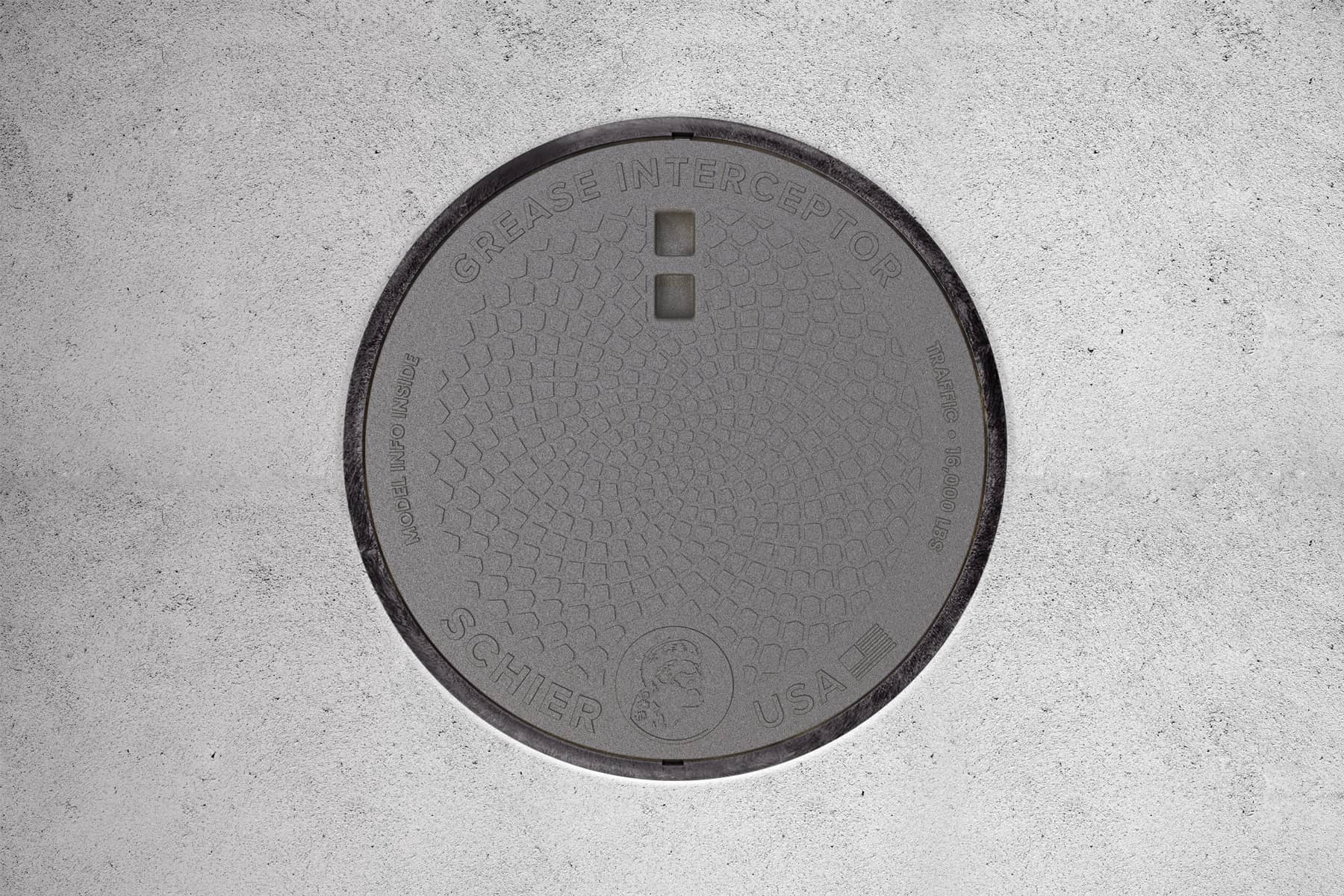 Schier traffic rated cast iron cover